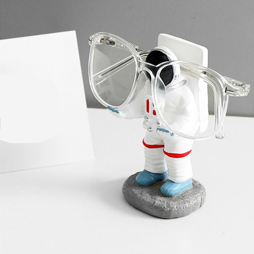 Astronaut Phone Holder Resin Unique Design Secure Support Spaceman Cell Phone Holder for Phone Tablet Standing
