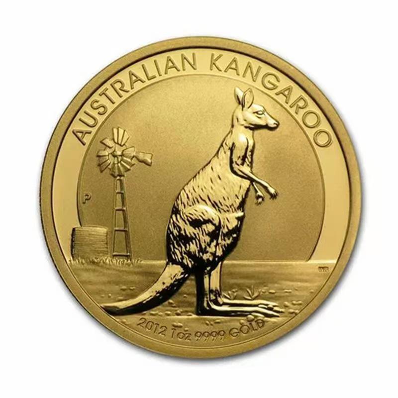 UK Queen and Australia Kangaroo Commemorative Coins - Foreign Trade & Animal Coin Handicrafts золотой