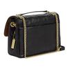 COACH Crossbody Elodie 29 Gold Logo Leather Crossbody Shoulder Bag Large Women's Black