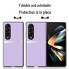 Samsung ZFold4 Liquid Leather Schutzhülle: Sturz- und schmutzabweisend