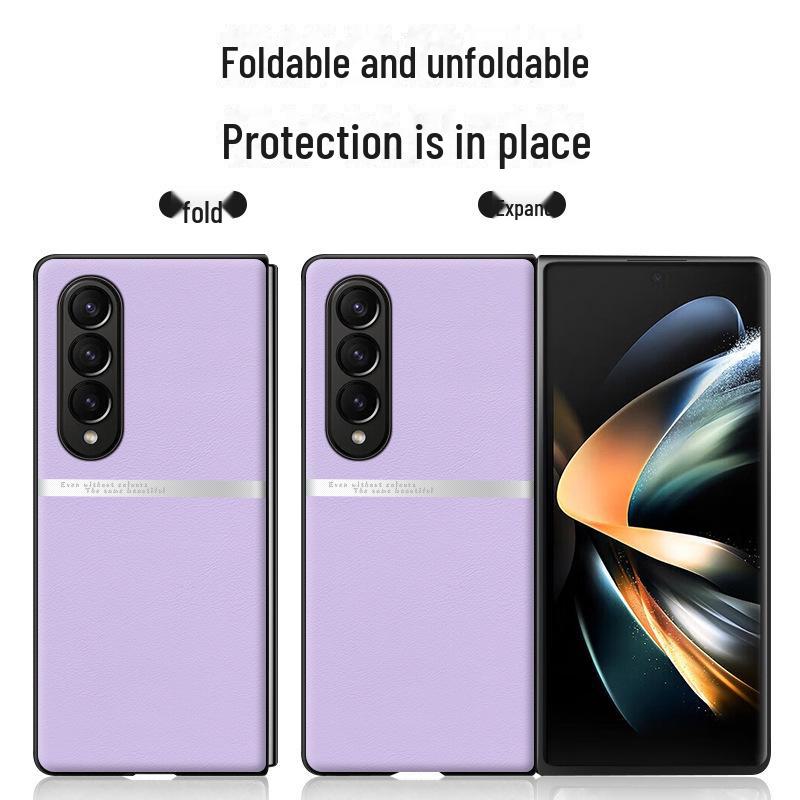 Samsung ZFold4 Liquid Leather Schutzhülle: Sturz- und schmutzabweisend