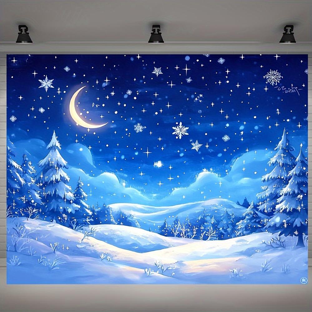 Christmas  Winter Wonderland Backdrop Xmas Decoration Background Winter Backdrop Decorations For Photo Studio Photo Booth Christams Party