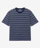 MINDBRIDGE [On] Multi-Stripe Crop Short Sleeve T-Shirt - 2 Colors