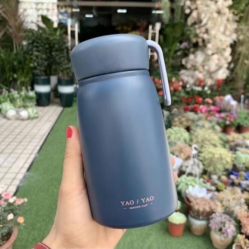 Thermos Cup 350ml Vacuum Flasks Portable Stainless Steel Thermos Cup Water Bottle Travel Tea Mug Office Thermos Cup