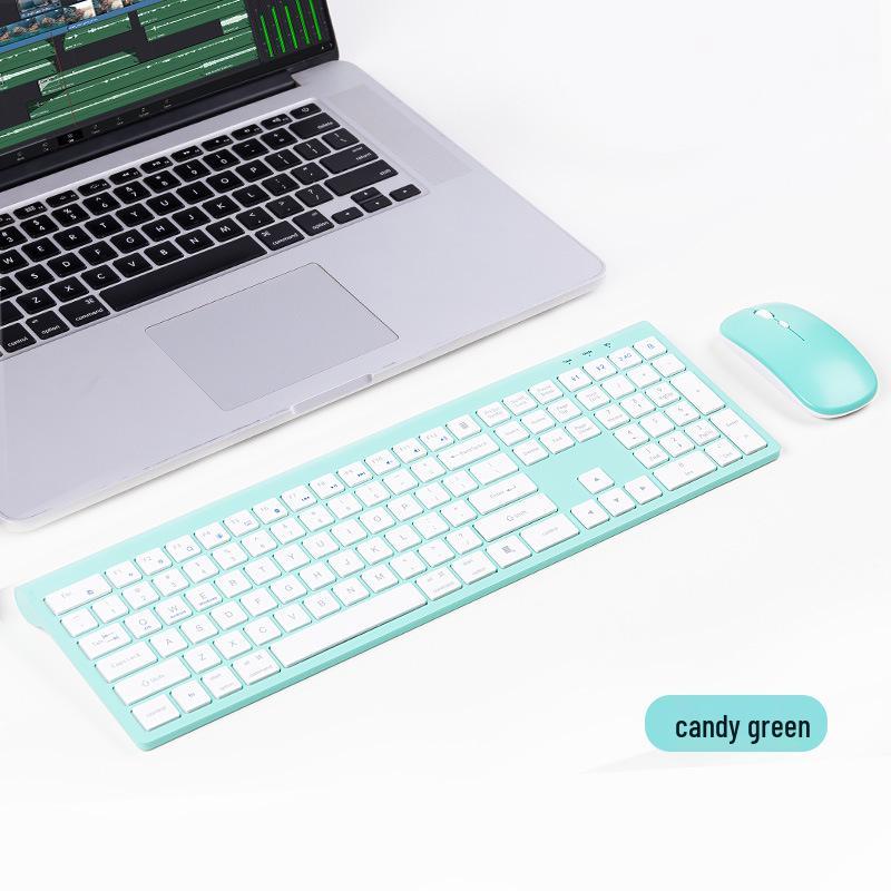 Bluetooth Wireless Keyboard & Mouse Set: Portable, Dual-Mode, for Laptop/Tablet/Office Use