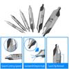 6pcs 1/1.5/2/2.5/3/5mm 60 Degree HSS Center Drill Bits Centering Drills Set