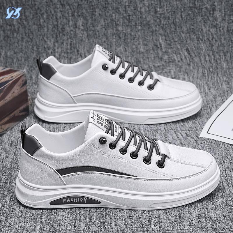 Men's Shoes New Summer Sports and Leisure Board Shoes Men's Versatile Shoes Men's Leather Shoes
