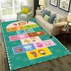 Hopscotch Child Digital Games Boy Girls Carpet Rug for Home Living Room Bedroom Sofa Doormat Decor,Non-slip Floor Mat