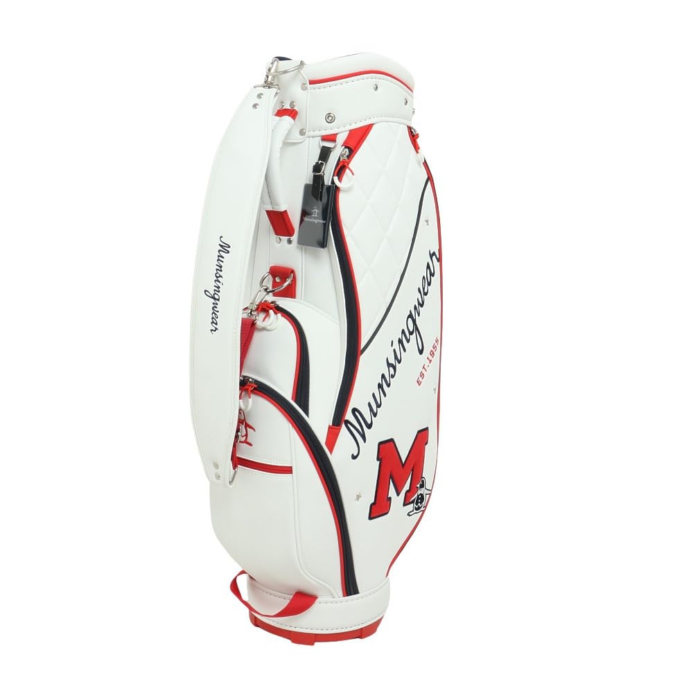 

Caddy Bag Lightweight Type Golf MQCVJJ01 WH00 [Munsingwear] 8.5 2.9kg Women s (White)