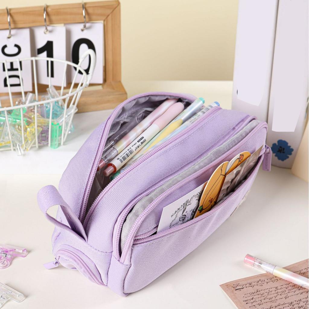 Large Capacity Pencil Case Multifunctional Stain Resistant Pouch
