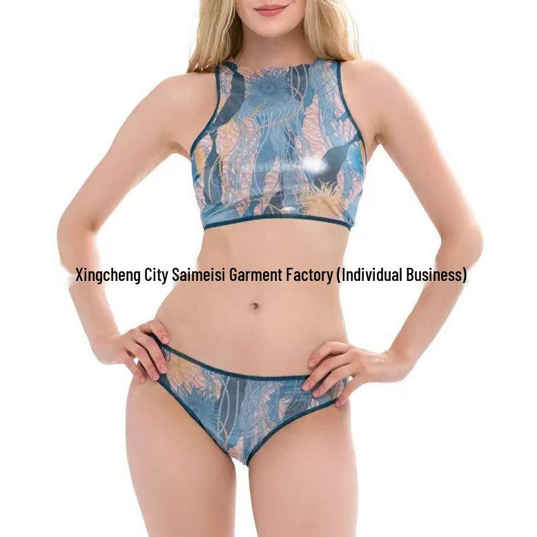 

European & American Women s One-Piece Training Swimsuit - Russian Bikini Style for Beach & Seaside XXL
