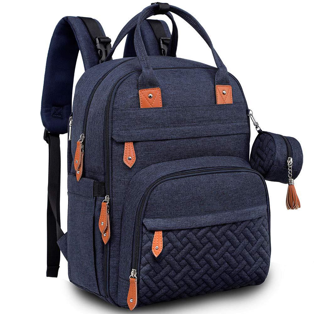 Hot Selling Foldable Mommy Bag Bed Bag Multi-Functional Foldable Baby Bag Waterproof Large Capacity Mommy Backpack
