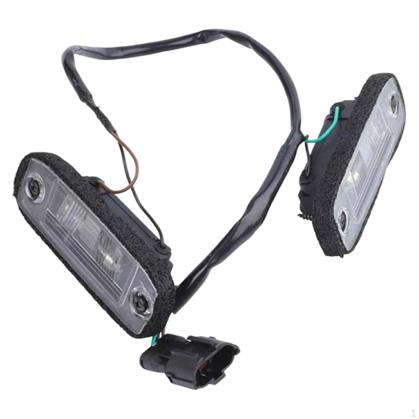 

Rear License Plate Lamp Light Black 925012P000 Accessory for Sorento Easy to Install Fittings