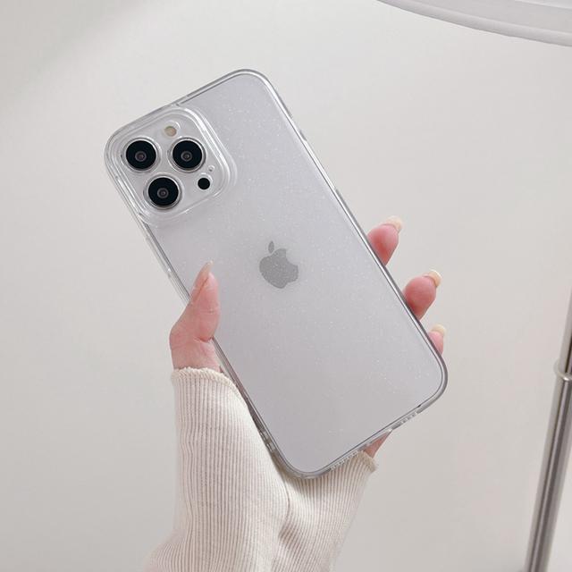 

Маленький блестящий чехол для телефона с блестками и звездами для Iphone 14 12 11 13 Pro Max Xr X Xs 7 8 Plus, мягкий эпоксидный чехол с прозрачными кристаллами For iPhone14ProMax