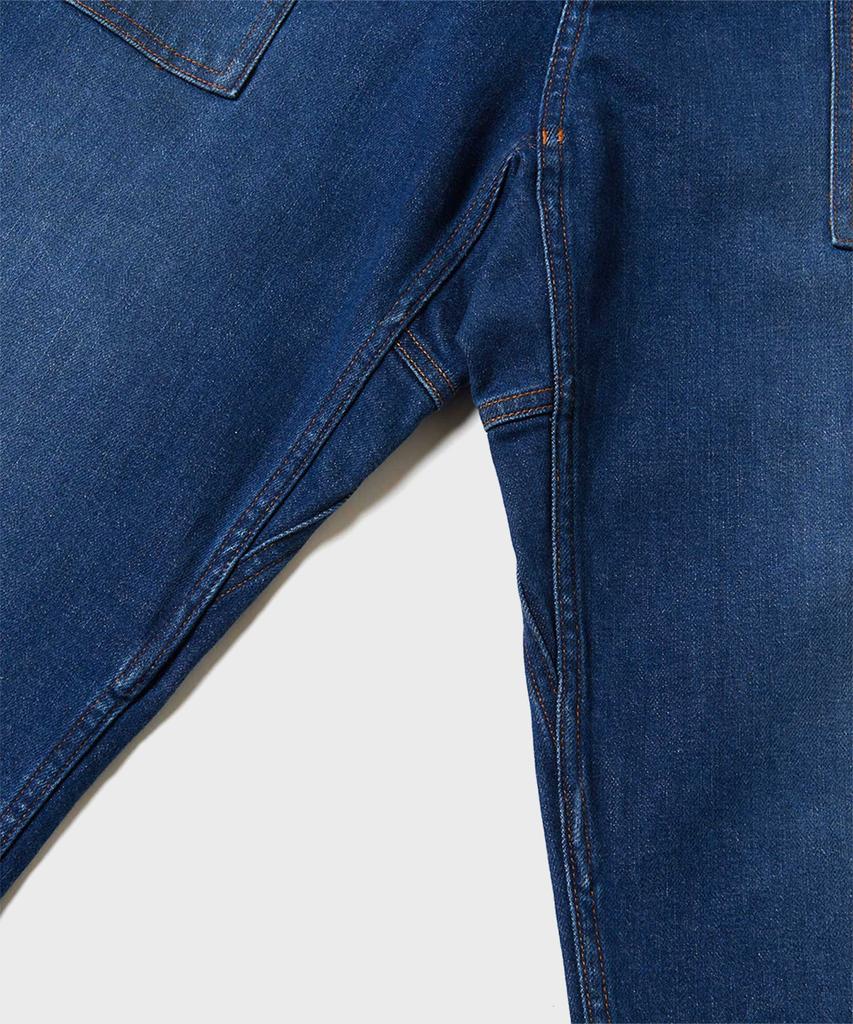 Geulamichi Loose Tapered Stretch Denim Pants Dark Used