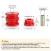 Polyurethane Red Car Suspension Arm Bushing Kit For Honda Civic EK EJ 1996 1997 1998 1999 2000  Control Arm Bushing Kit