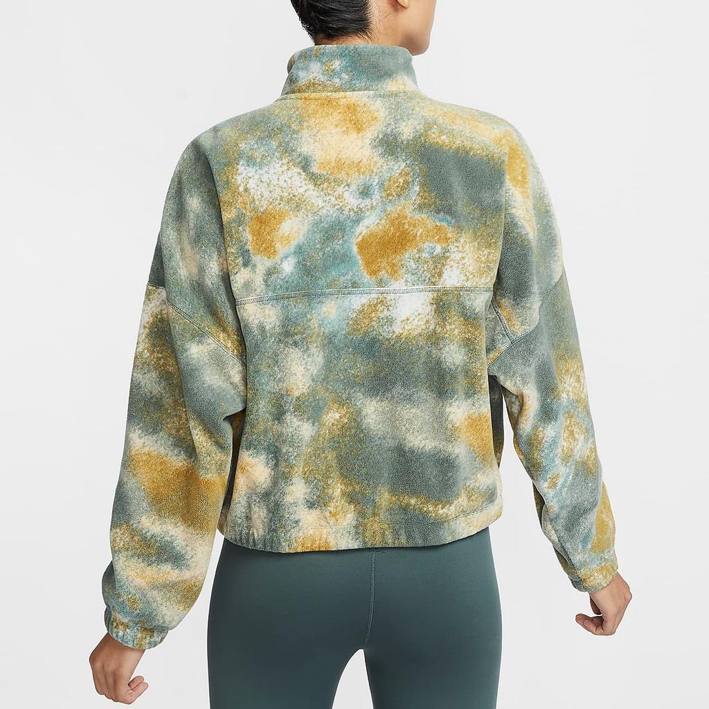 Nike Therma-Fit One Warm Versatile Comfortable Long Sleeve Half-Zip Sweatshirt Women sweatshirt Vintage-Green FZ6970338