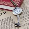 Novel Design Fashion Jewlery Small Size Antique Key Style Cute Star Favorite Pocket Watch