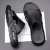 Nya Herrars Mjukbottnade Halkfria Andningsbara Strandskor Casual Sandaler och Tofflor Herr