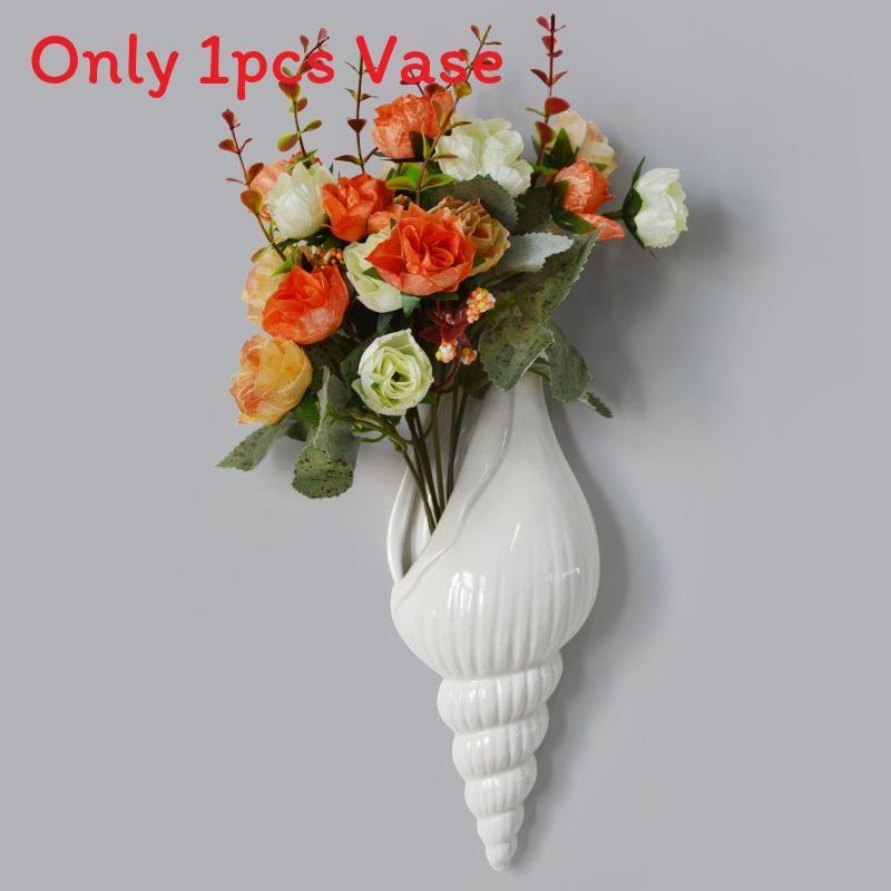 Shell Contemporary Wall Vase For Home Decor To Enhance Interiors Minimalist