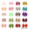 20/40/60Pcs Hair Accessories Grosgrain Ribbon Bows Hair Clips Set For Girl Random Color Bow Hairgripes Headwear