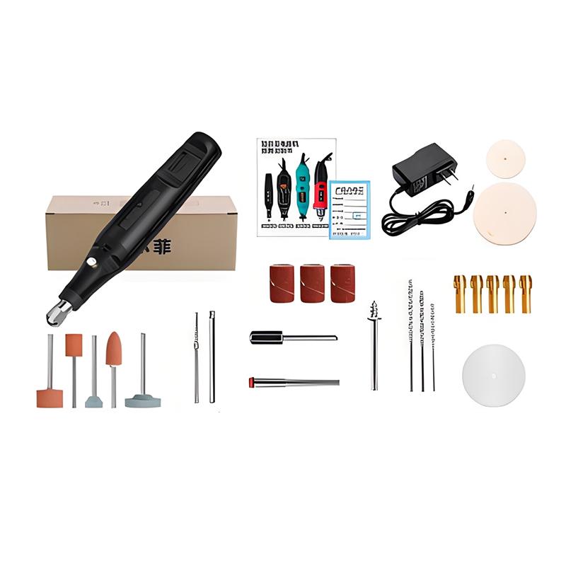 12V Plug Electric Drill Mini Electric Grinding Variable Speed Rotary Tool Drill Bit Engraving Pen DIY Milling Polishing Tool