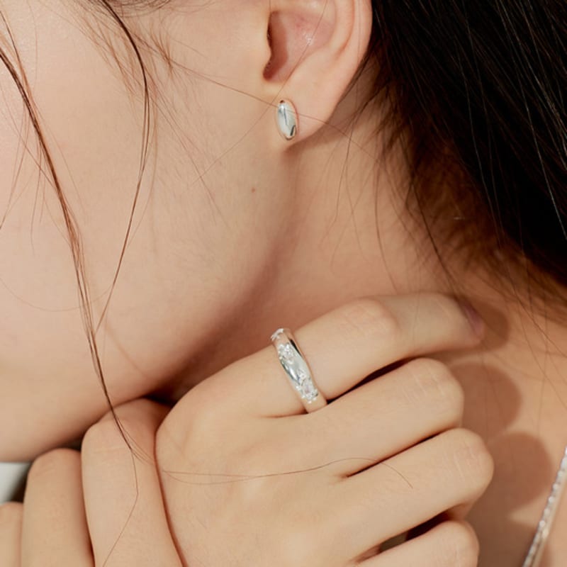 Murmur [925silber]Crush Glitzer Zirkonia Ring