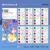 Feile Watercolor Sticky Notes & Bookmark Set: DIY Chinese Style Painting Kit for Kids