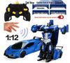 1:12 Remote Control Gesture Sensing Transforming Car Toy - 677 Transforming Robot