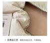100% cotton shell edge color woven four piece set, simple household kit, dormitory bed, single sheet bedding