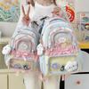 Schoolbag High Value Pleated Lace Japanese Pain Bag Ins Wind Schoolbag Female Junior High School Backpack Large Capacity Backpack