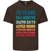72nd Birthday 72 Year Old Unisexs Light Cotton TShirt