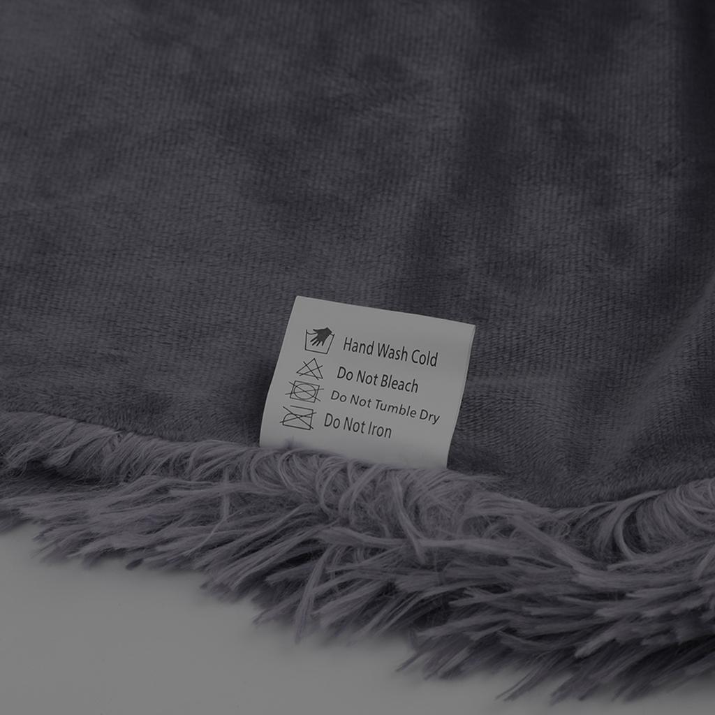 Long Fur Throw Blanket Super Soft Long Shaggy Faux Fur Lightweight Warm Cozy Plush Fluffy