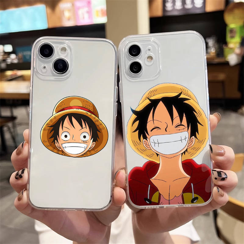 E-41 One Piece Luffy Hülle für Samsung A04S A05 A14 A06 A51 A15 A16 A12 S20 S21 S24 Ultra A55 A54 OPPO Reno 8 5 A22 A23 A25 A35 A34 A52 A11