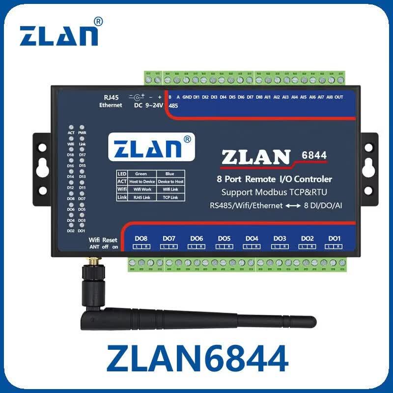 ZLAN 6844 Multi-Interface Remote IO Controller