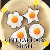 1PC Funny Omelette Egg Frying Mold Non-stick Pancake Cooking Moulds Fried Egg Kitchen Tool Egg Fryer Kitchen Accessories