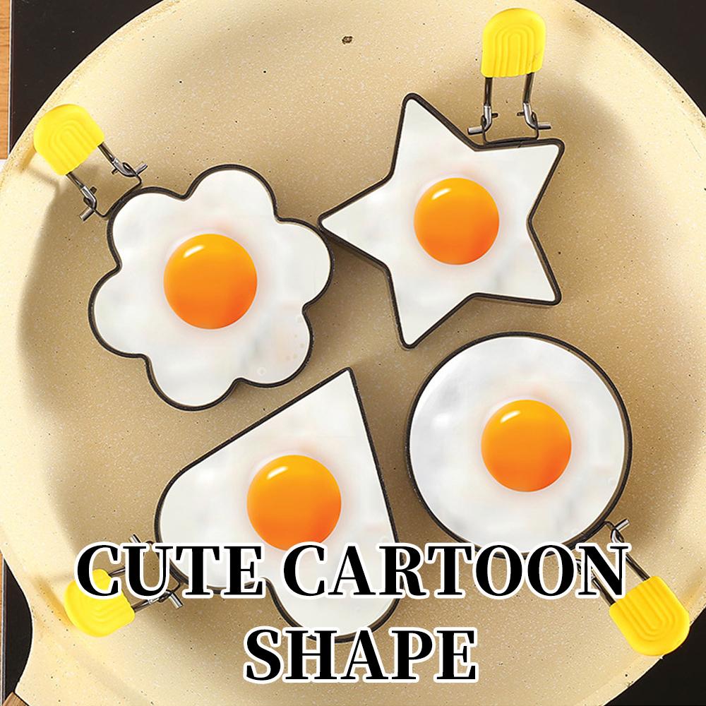 1PC Funny Omelette Egg Frying Mold Non-stick Pancake Cooking Moulds Fried Egg Kitchen Tool Egg Fryer Kitchen Accessories