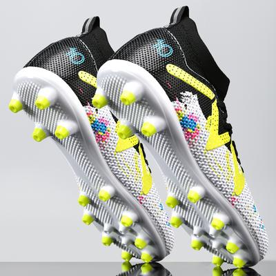 35-45 męskie wysokie buty piłkarskie w dużych rozmiarach długie paznokcie antypoślizgowe TPR sztuczny kapitan Outdoor młodzieżowe dziecięce buty piłkarskie