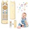 MAVEKID Baby Remote Control Toy 0 Years Old 1 Years Old Baby Portable Toy Washable Educational Toy 1 Year Old Teether Toy Teether Baby Shower Gift Boy