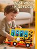 LED Light-Up Switch, Stress Relief Board Travel Toy, Montessori Activity Board, Bus Sensory Board Toy,