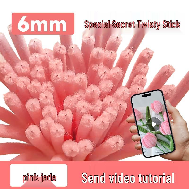 DIY Twisty Stick Bouquet Kit: Complete Chenille Stem Set for Children's Weaving