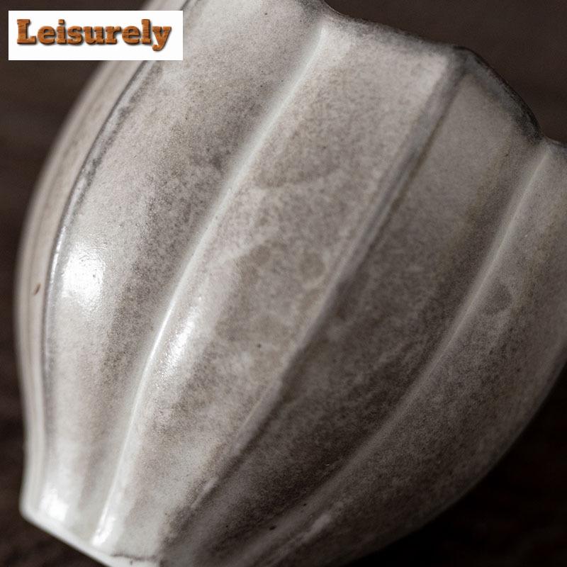 91ML Ink Painting Zhiye Roasting Lotus Teacup Retro Tea Bowl Tea Pair Tea-tasting Fragrance Cup Chazhan Master Cups Tea Services