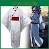Demon Slayer Dvanáct Kizuki Rui Cosplay Kostým Kimono Z Bavlněné Směsové Látky