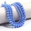1 Strang 4/6/8mm Facettierte Porzellankristallperlen Hellblaue Glas lose Perlen für Schmuckherstellung DIY Halsketten Armbänder Zubehör