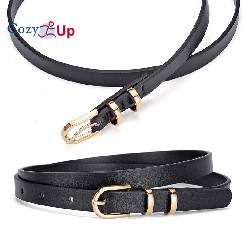 Ladies Dress Decoration Thin Waist Belt Millennium Y2k Simple Belt