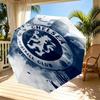 Parasol z nadrukiem Chelsea F.C. Automatyczne otwieranie i zamykanie, Przenośny składany parasol, na zewnątrz, do dojazdów, na wycieczkę kempingową, Idealny prezent urodzinowy