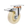 Light to Medium Duty Nylon Swivel Casters with Brake - 3", 4", 5" Sizes Available for Trolleys