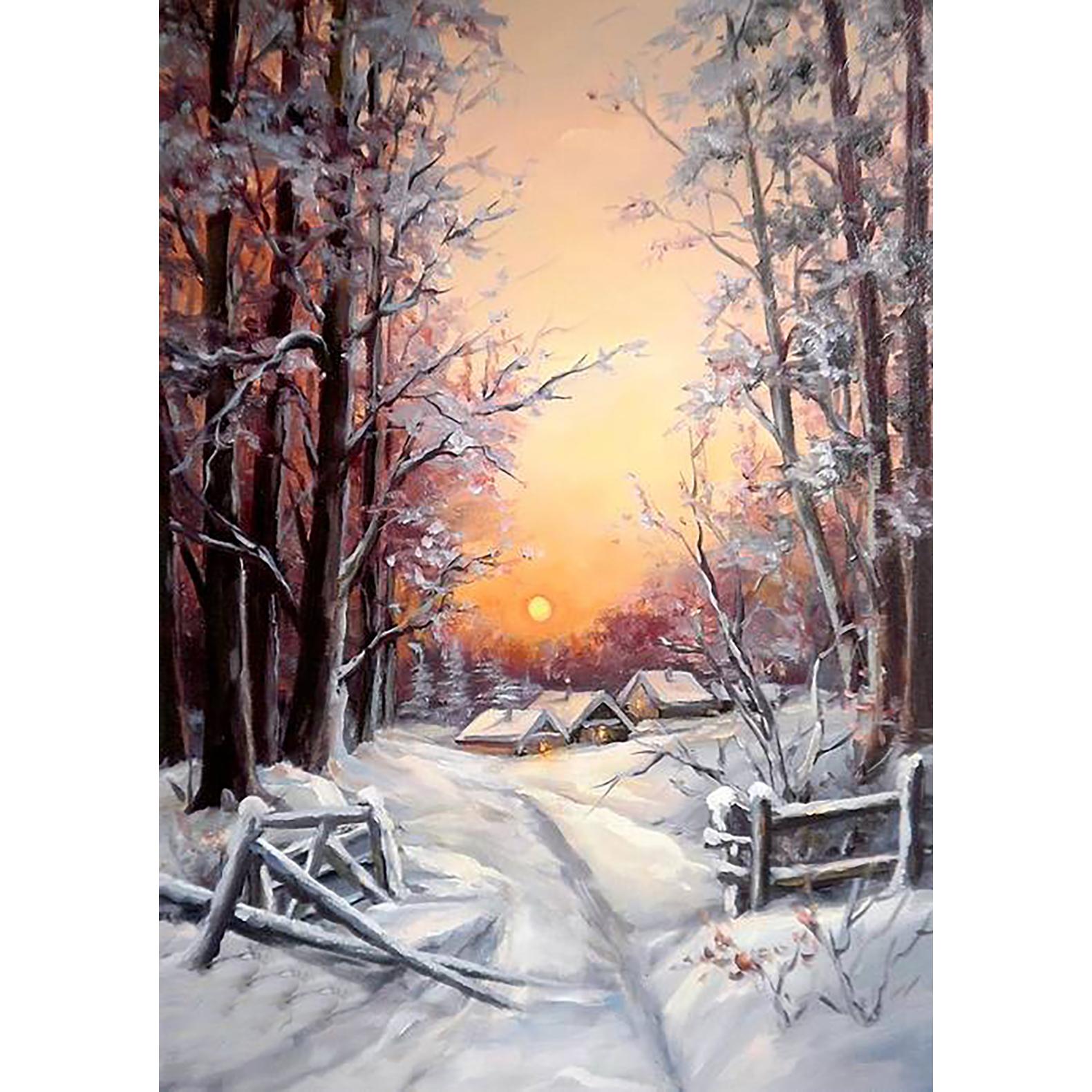 

Полный набор сверл для алмазной живописи, YEESAM ART Ice World, Рождественский снеговик, 5D DIY Diamond Art