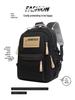 Trend Nylon Backpack for High School Students - Large Capacity Unisex Campus Bag, One Piece Design