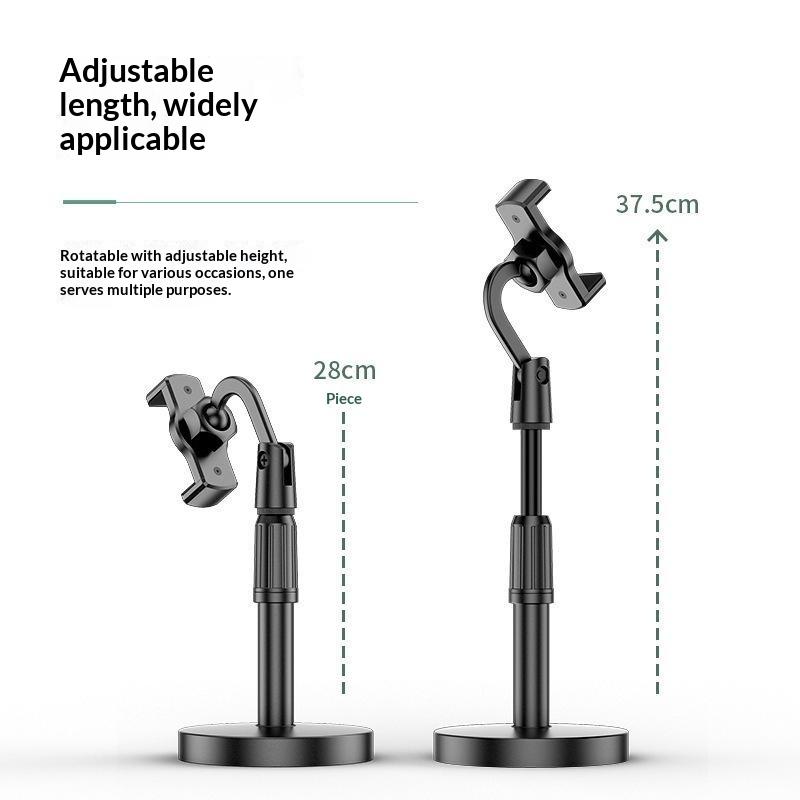 Adjustable Desk Lazy Phone Holder Tablet Live Broadcast Bracket Rotatable Extension Multi-Phone Support Live Broadcast